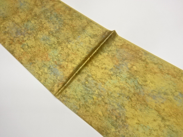 JAPANESE FUKURO OBI / KINSAI / PLANT DYES / ABSTRACT
